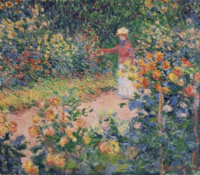 Garten in Giverny, 1895 von Claude Monet